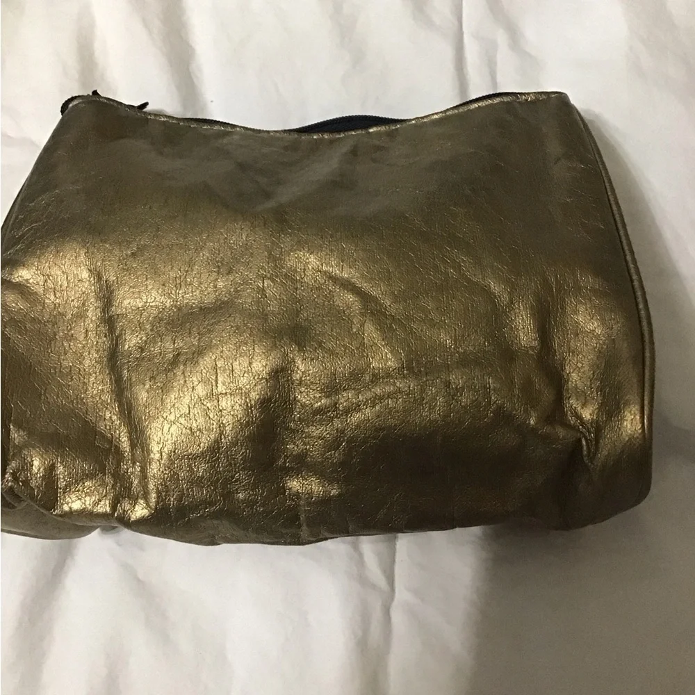Gold Metallic Pouch